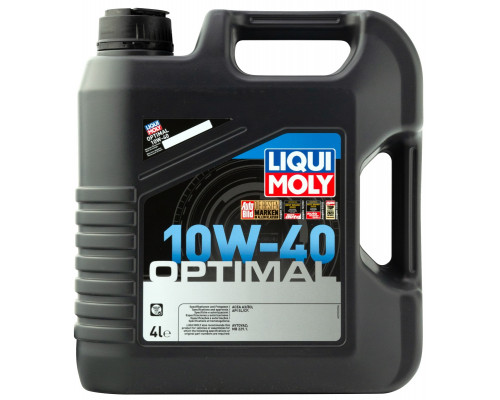 Масло моторное LIQUI MOLY SAE10W40 Optimal 4 л 3930 3930