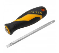 Отвертка TOLSEN TT20042 со сменной битой, 2 в 1