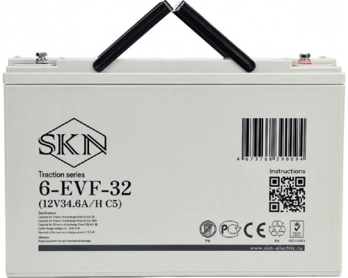 Аккумулятор SKN 6-EVF-32 тяговый 12V 34.6 А/ч (C5) 025388