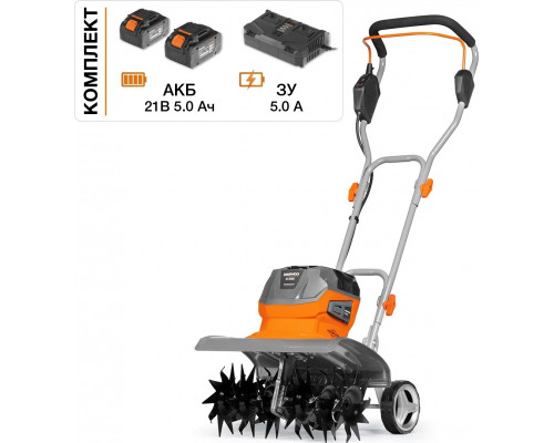 Культиватор DAEWOO DAT 3542Li SET аккумуляторный, 40 см
