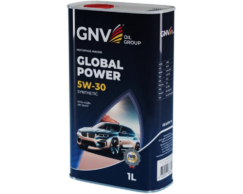 Масло моторное GNV Global Power 5W30 Synthetic 1 л (металл. канистра) GGP1M11064010130530001