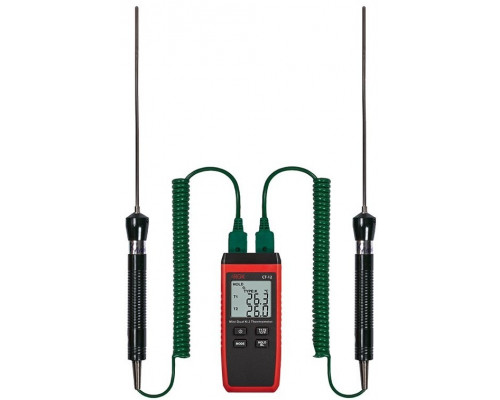 Измеритель температуры контактный RGK CT-12 + 2 шт. TR-10W с поверкой 779944