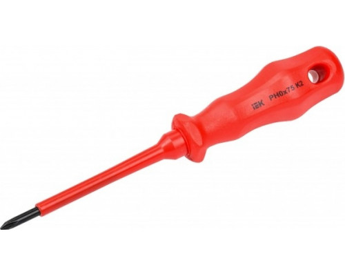 Отвертка диэлектрическая PHILIPS IEK ARMA2L 3 Ph0х75мм K2 1000B A2L3-SC30-K2-PH-00-075
