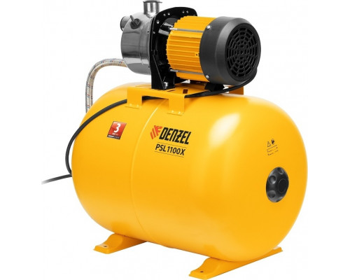 Установка для водоснабжения Denzel PSL1100X 3600 л/ч с ресивером 50 л 97311