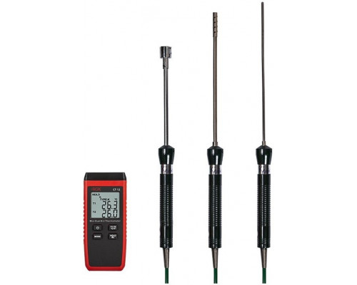 Измеритель температуры контактный RGK CT-12 с поверкой и зондами TR10A, TR10S, TR10W