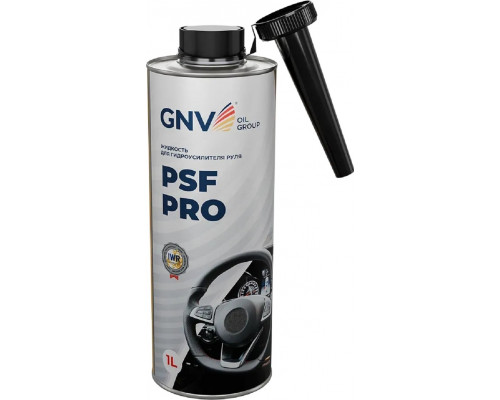 Жидкость гидроусилителя руля GNV PSF Pro синтетическая 1 л (металл. канистра) GPL1M26504218411100001