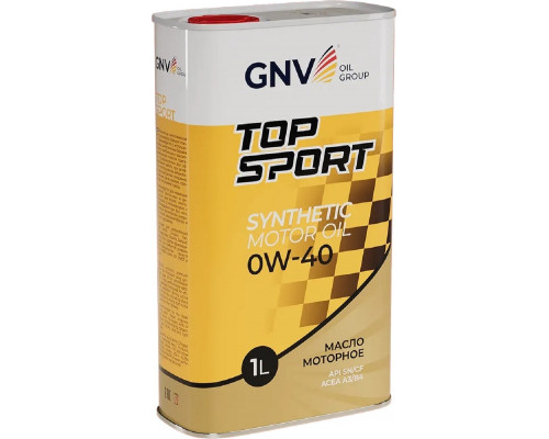 Масло моторное GNV Top Sport 0W40 1 л (металл. канистра) GTS1021802010010040001