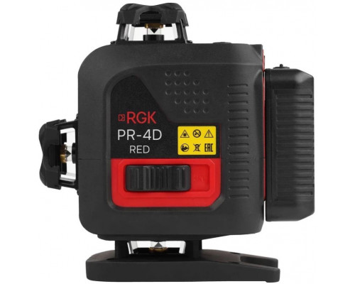 Лазерный уровень RGK PR-4D Red 756822
