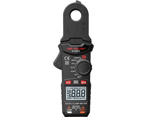Клещи токоизмерительные КВТ КТ 200D PROLINE цифровые 101563