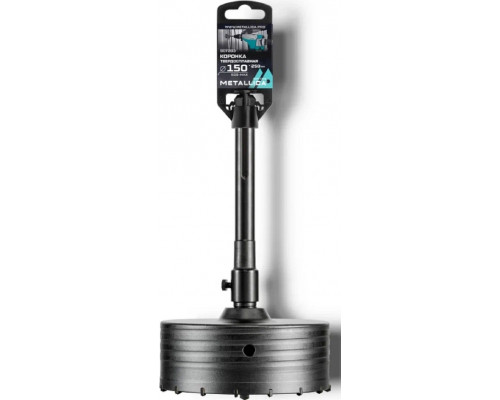 Коронка буровая SDS-max METALLICA Optima 150x250/110 мм твердосплавная H=50мм, M22,0х2,0 мм, с адаптером 907283