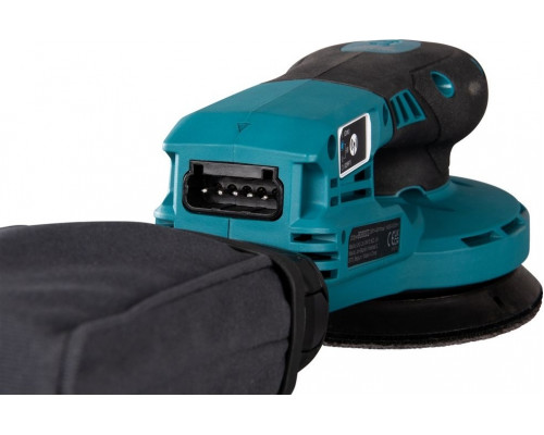 Виброшлифмашина эксцентриковая аккумуляторная MAKITA BO003CGZ с выносным аккумулятором