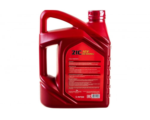 Масло трансмиссионное ZIC ATF DEXRON 6 4 л 162630