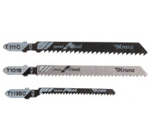 Набор пилок Kranz KR-92-0321 № 1 T101B/T111C/T119BO (3 шт./уп.)