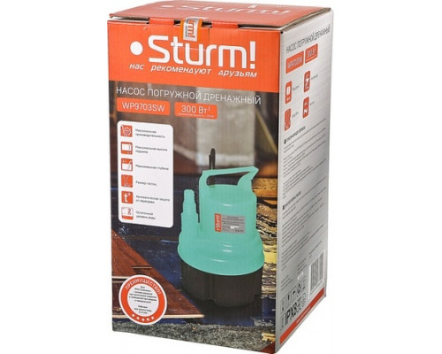 Насос дренажный Sturm WP9703SW