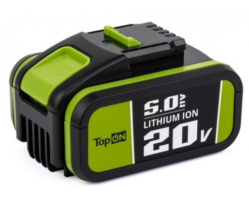 Аккумулятор TopON для Worx 20В, 5.0Ah (Li-Ion) TOP-PTGD-WX-20-5.0