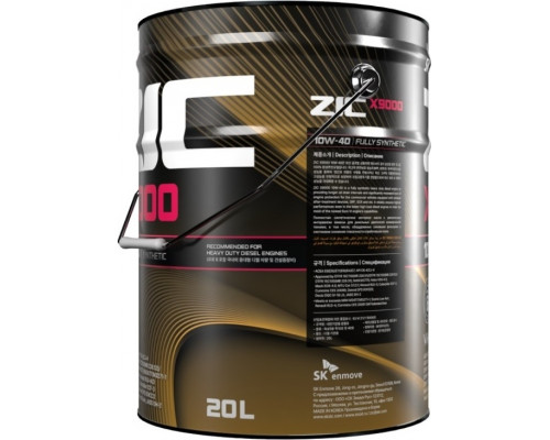 Масло моторное ZIC X9000 10W40 20 л 191200