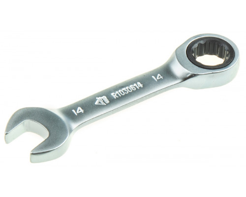 Ключ комбинированный трещоточный ARNEZI R1030614 14 мм короткий