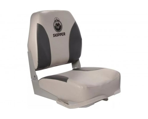 Кресло складное мягкое SKIPPER черный/серый SK75102GC