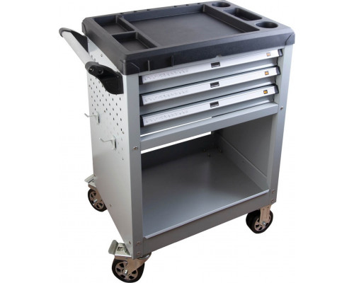 Тележка инструментальная открытая WiederKraft WDK-713 с 3 ящиками