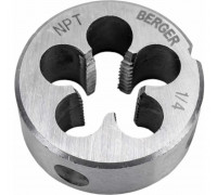Плашка BERGER BG1183 дюймовая 1/4-18NPT, внешний d 38 мм