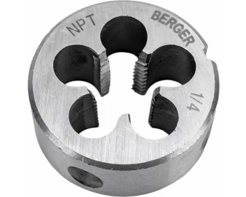 Плашка BERGER BG1183 дюймовая 1/4-18NPT, внешний d 38 мм