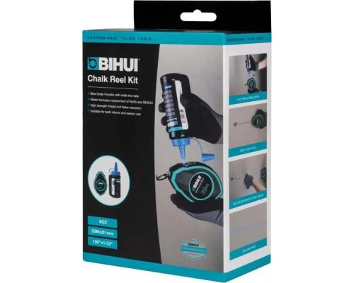 Шнур разметочный BIHUI CTCAKK2 30м с мелом, синий
