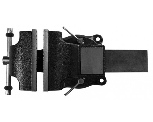 Тиски BERGER BG1336 чугунные поворотные с трубным зажимом и наковальне