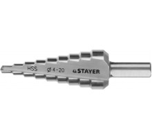 Сверло ступенчатое по металлу STAYER Pro-Max 4-20мм, 9 ступеней 29661-4-20-9