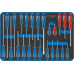 Тележка инструментальная KING TONY BOARD 325 предметов, синяя 9G38-325MRVB