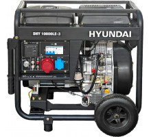 Электростанция дизельная с воздушным охлаждением HYUNDAI DHY 10000LE-3 открытая