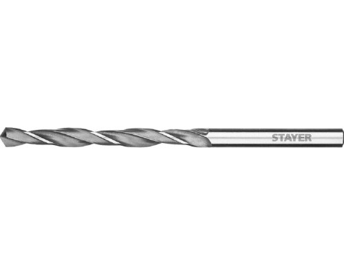 Сверло по металлу STAYER PROFI 5.0х86мм, hss-r, быстрорежущая сталь м2(s6-5-2) 29602-5