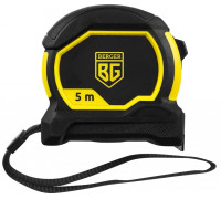 Рулетка BERGER BG1352 ударопрочная 5м*25мм двусторонняя