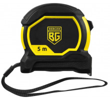 Рулетка BERGER BG1352 ударопрочная 5м*25мм двусторонняя