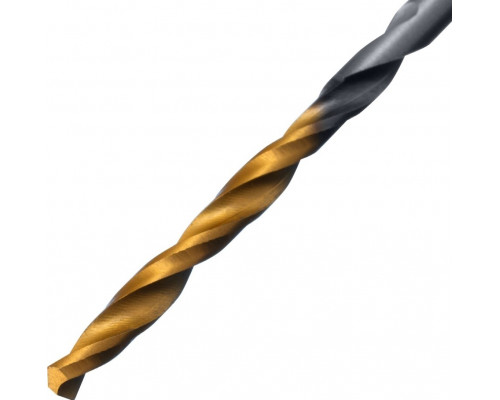 Сверло по металлу Denzel Р6М5, Golden Tip спиральное 2x49мм, 2шт 718223