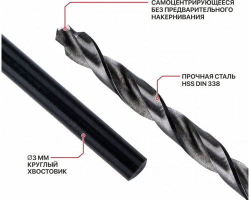 Сверло по металлу P.I.T. AMED16-0003