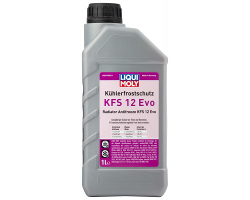 Антифриз-концентрат LIQUI MOLY Kühlerfrostschutz KFS 12 Evo 1 л. светло-красный 21740 21740