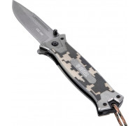 Нож Denzel 79208 складной, системы Liner-Lock, с накладкой G10