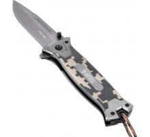 Нож Denzel 79208 складной, системы Liner-Lock, с накладкой G10