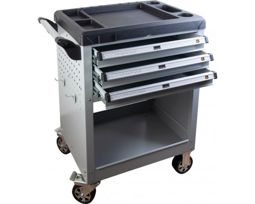 Тележка инструментальная открытая WiederKraft WDK-713 с 3 ящиками