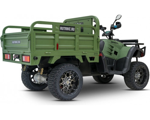 Квадроцикл грузовой электрический RUTRIKE Рейнджер Зеленый 3232 026255-3232