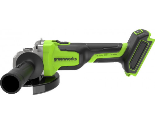 Угловая шлифмашина аккумуляторная GREENWORKS 3201007 24V, б/щет, 125 мм, 3D-Antikickback, без АКБ и ЗУ