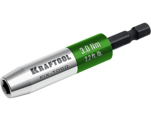 Магнитный держатель KRAFTOOL FIX-TORQ 3.0 для бит, динамометрический 64035-3.0