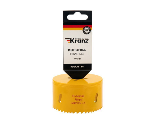 Коронка биметаллическая Kranz 79 мм Bimetal KR-92-0239