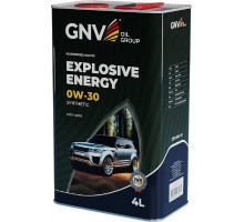 Масло моторное GNV Explosive Energy 0W30 Synthetic 4 л (металл. канистра) GEE1M10453040120030004