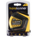 Рулетка HANSKONNER HK2010-02-8-27 автостоп, противоударный обрезиненный корпус, магнит