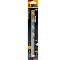 Сверло по металлу Denzel Р6М5, Golden Tip спиральное 12x205 мм, удлиненное 718265