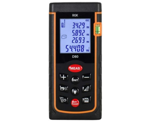 Лазерный дальномер RGK D80 с поверкой 755641