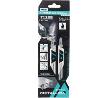 Пилки по металлу METALLICA Optima T118B 75/50мм шаг 2мм, HSS прямой рез, по стали 4-7мм 2ш 907955