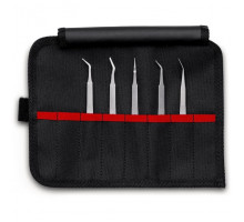 Набор пинцетов KNIPEX KN-920003 прецизионных SMD для микроэлектроники, 5 предм.