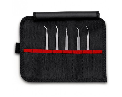 Набор пинцетов KNIPEX KN-920003 прецизионных SMD для микроэлектроники, 5 предм.